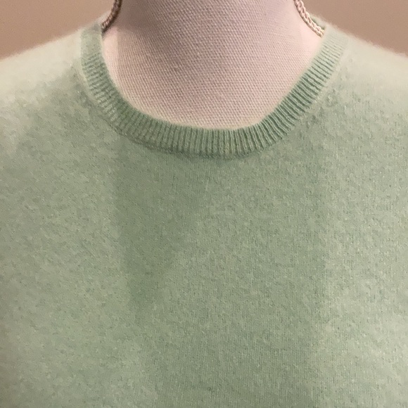 PECK & PECK COLLECTION 100% Cashmere Crew Neck short sleeved Sweatee - Picture 2 of 6